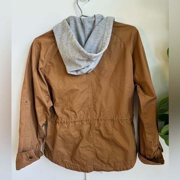 Forever 21 Brown Jacket with Attached Hoodie - Picture 4 of 4